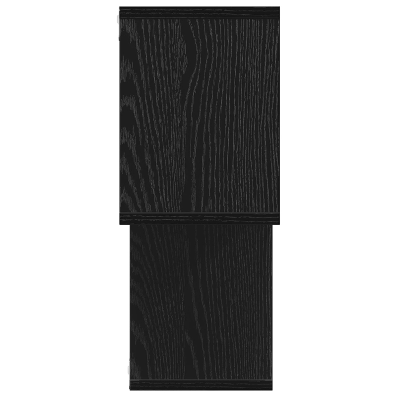 Wandregal Schwarze Eiche 100x25x53 cm MDF