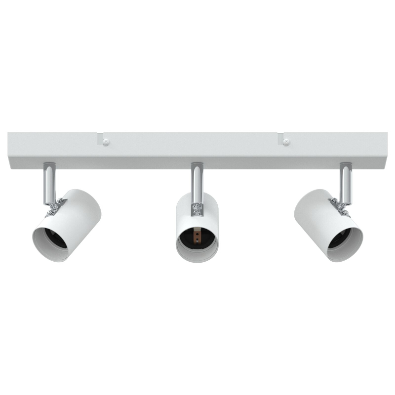 Deckenstrahler 3-Wege verstellbar Weiß E27