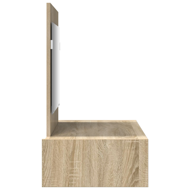 Wand-Schminktisch Sonoma Eiche 83x40x70 cm