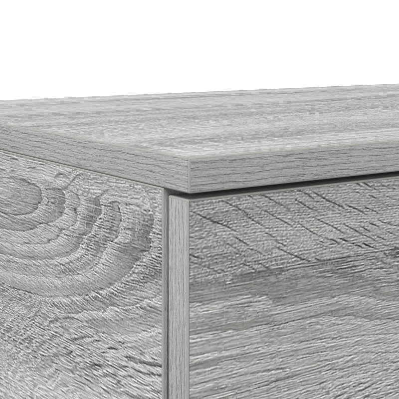 Bett mit Schubladen Grau Sonoma 90x36,5x16,5 cm Holzwerkstoff
