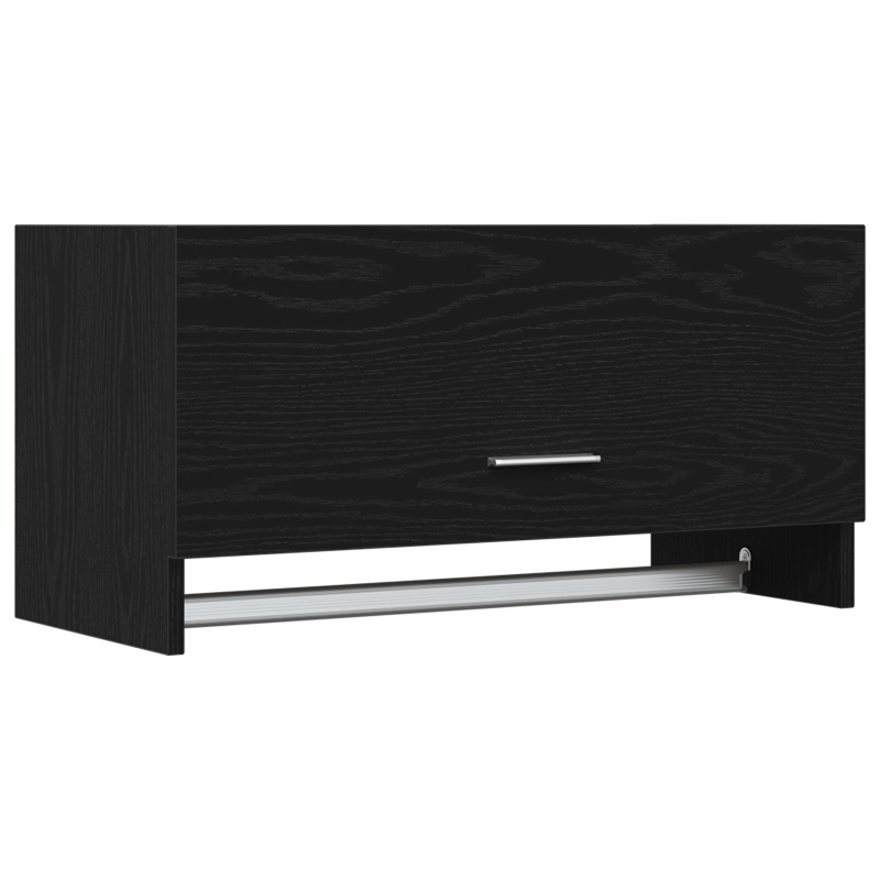 Kleiderschrank Schwarz Eiche 70x32,5x35 cm