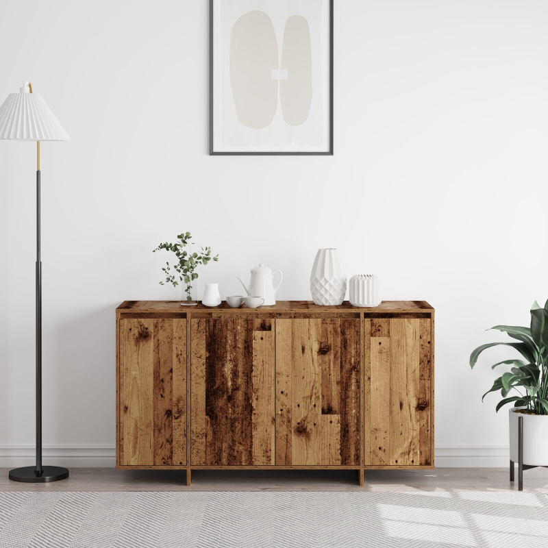Altholz Sideboard Altes Holz Massivholz Altholz 135 x 41 x 75 cm