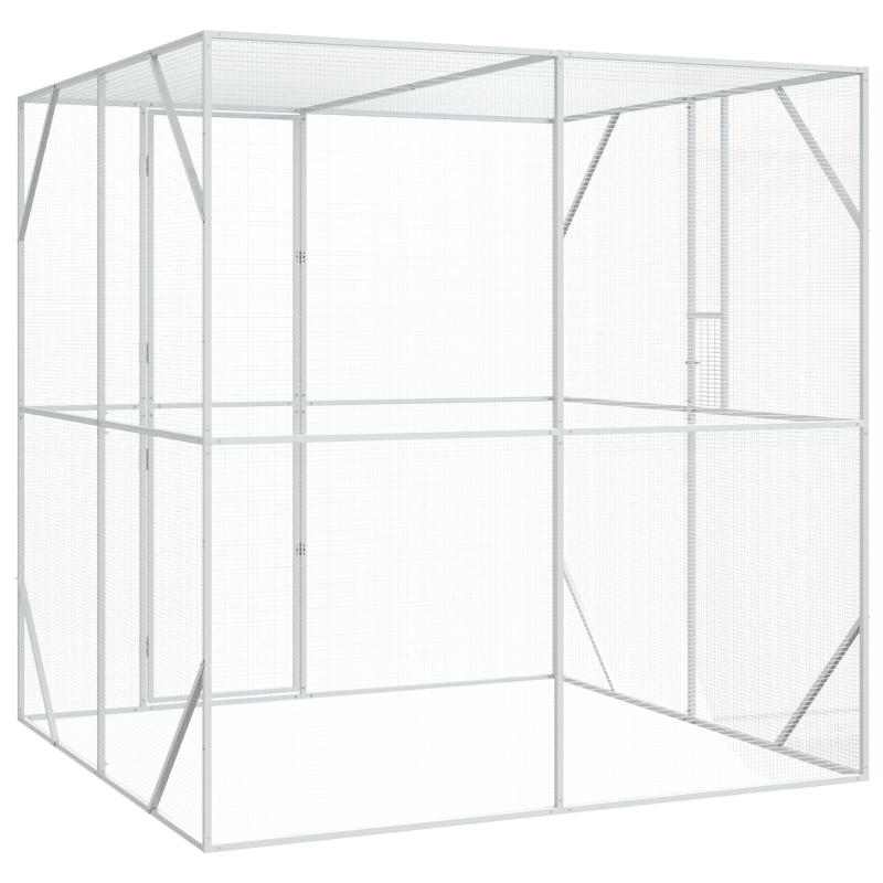 Vogelhaus Anthrazit 209x202x214 cm Stahl
