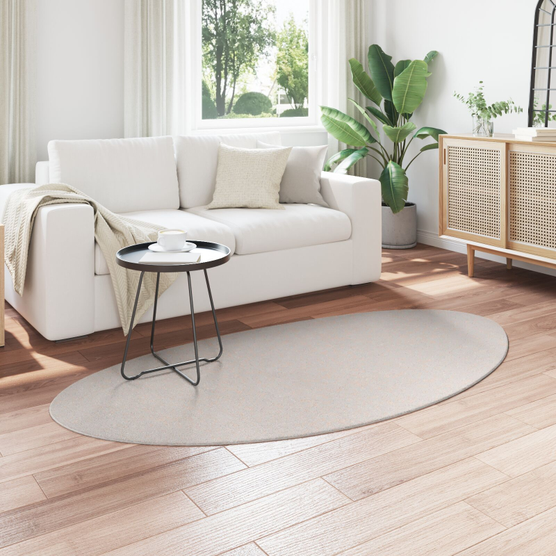 Teppich HUARTE Kurzflor weich und waschbar Sand 100x200 cm