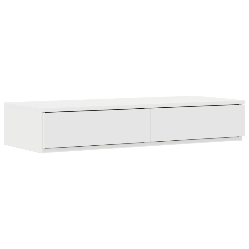 Bett-Schubladen Weiß 100x36,5x16,5 cm aus Holzwerkstoff