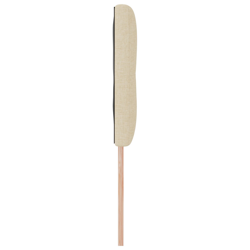 Kopfteil mit Knopfheftung Creme 160 cm Stoff