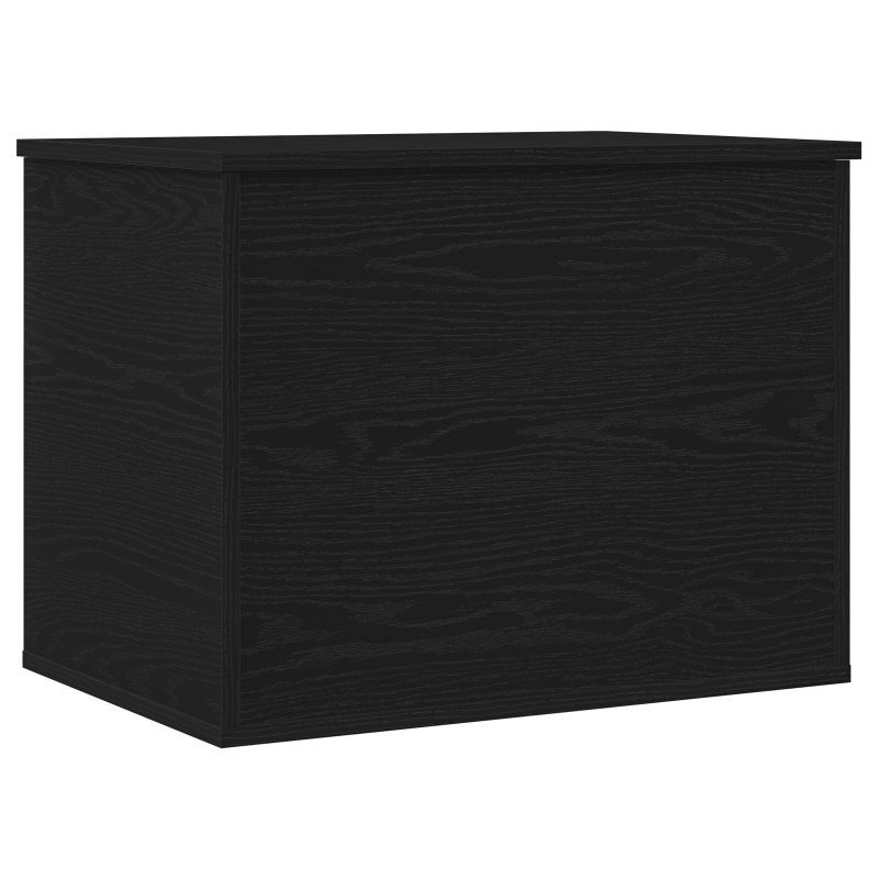 Aufbewahrungsbox mit Deckel Schwarz Eiche 60x42x46 cm Ingenieurholz