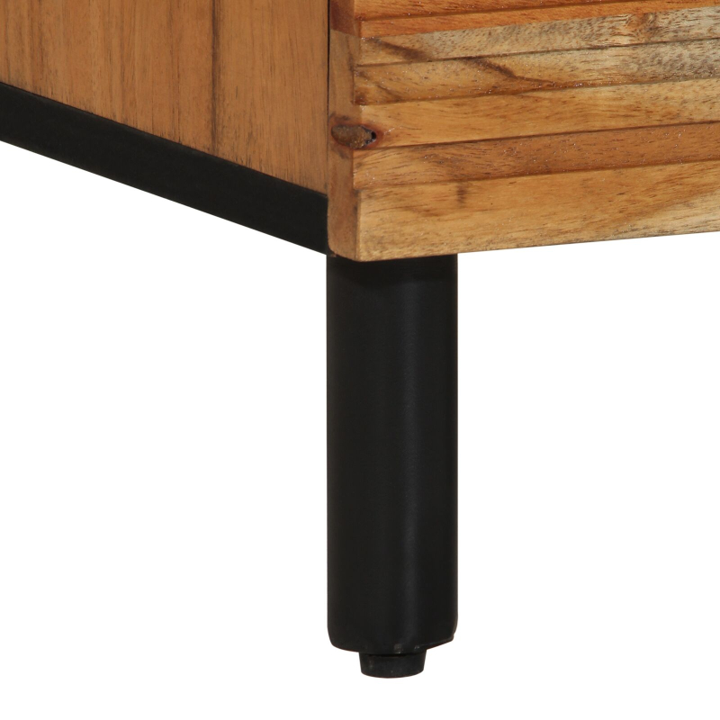 Sideboard 80x33x75 cm Massivholz Akazie