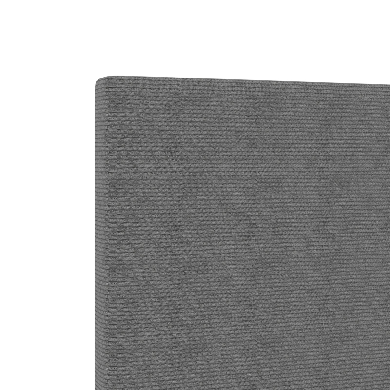Kopfteil Schlichtes Design Hellgrau 100 cm Cordstoff