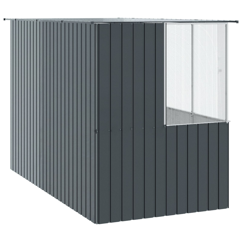 Vogelkäfig Anthrazit 215x78x200 cm Verzinkter Stahl