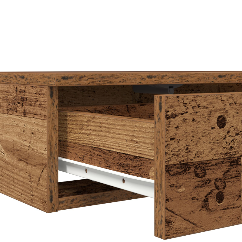 Bett-Schubladen aus Altholz 90x36,5x16,5 cm MDF