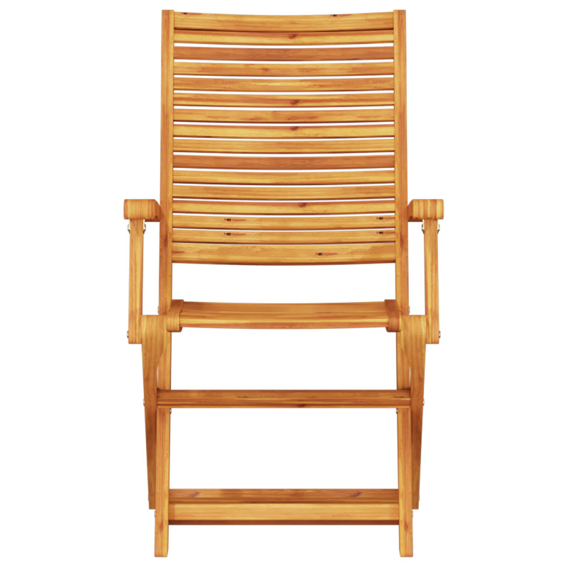 3-teiliges Klapp-Bistro-Set aus massivem Akazienholz