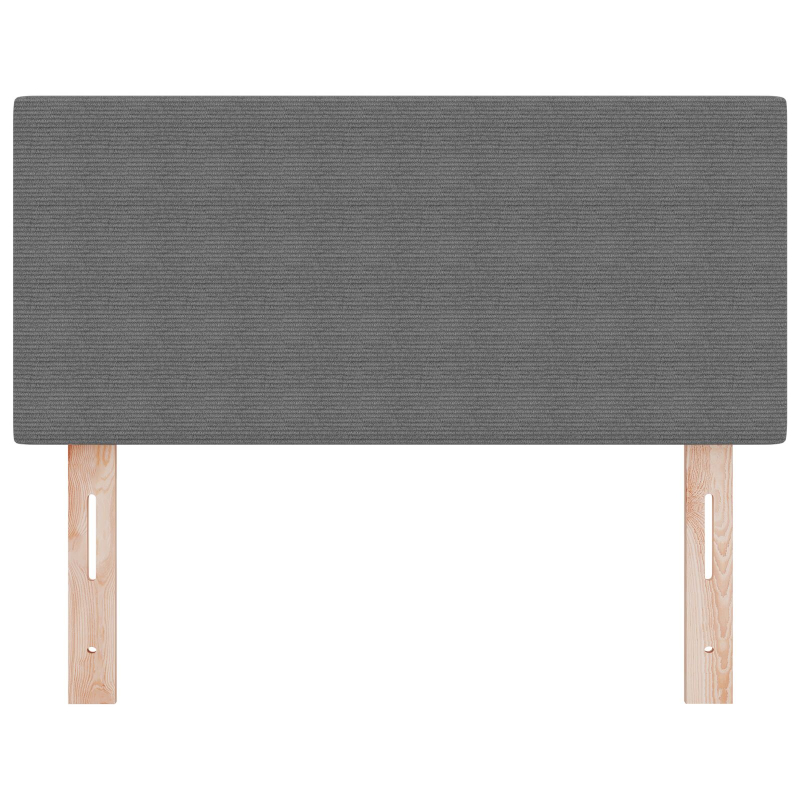 Kopfteil Schlichtes Design Hellgrau 100 cm Cordstoff