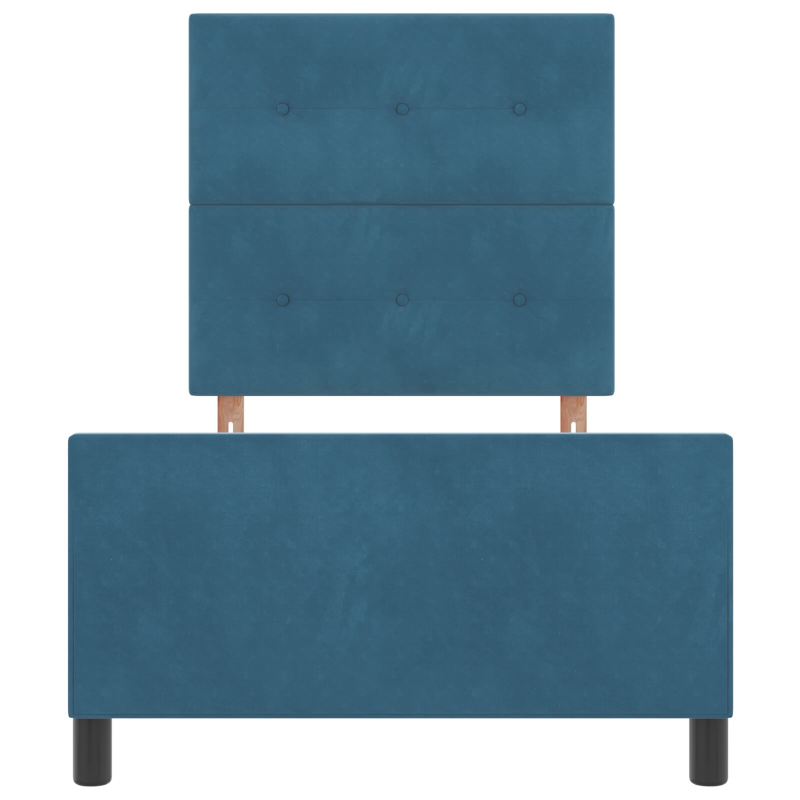 Bettgestell Dunkelblau 90x200 cm Samt