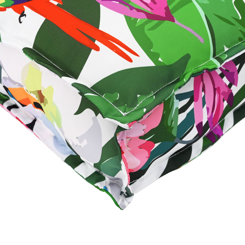 Außenkissen Tropischer Dschungel Polyester 150 x 40 x 8 cm