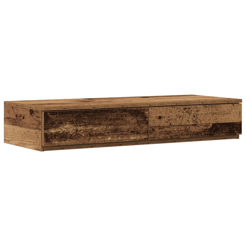 Bett-Schubladen aus Altholz 90x36,5x16,5 cm MDF