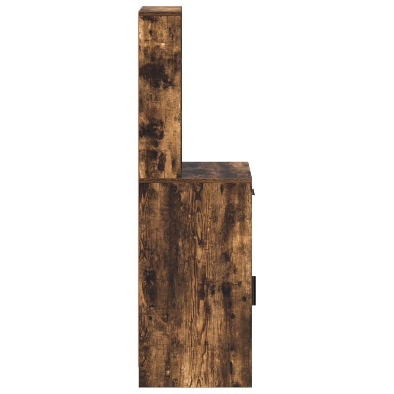 Hochboard in Geräucherter Eiche, 40x41x135 cm, aus Holzwerkstoff