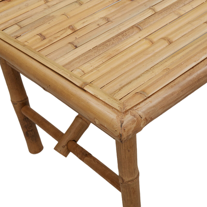 Couchtisch 90x50x43 cm Bambus