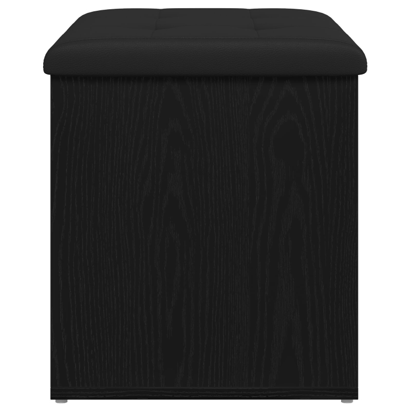 Aufbewahrungsbank Schwarz Eiche 60x40x45 cm Holzwerkstoff