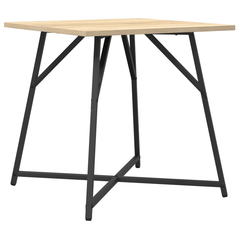 Beistelltisch 2er Set Sonoma Eiche, Holz und Metall