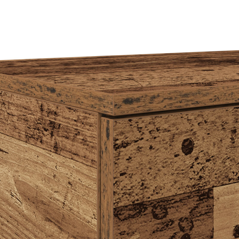 Bett-Schubladen aus Altholz 90x36,5x16,5 cm MDF
