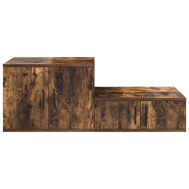 Aufbewahrungsschrank, Geräucherte Eiche, 118x41x40 cm, Hergestellt aus Holz