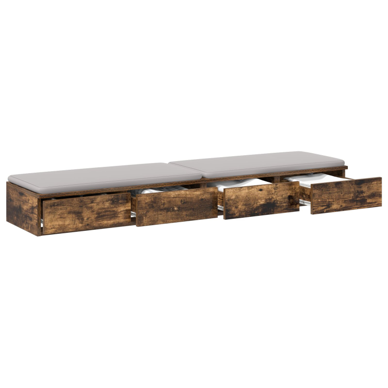Nachttisch Geräucherte Eiche Holzwerkstoff 160 x 36,5 x 16,5 cm