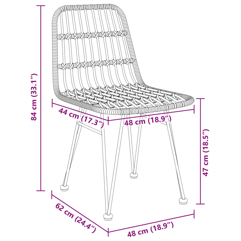 9-teiliges Garten-Esszimmer-Set Schwarz Poly Rattan