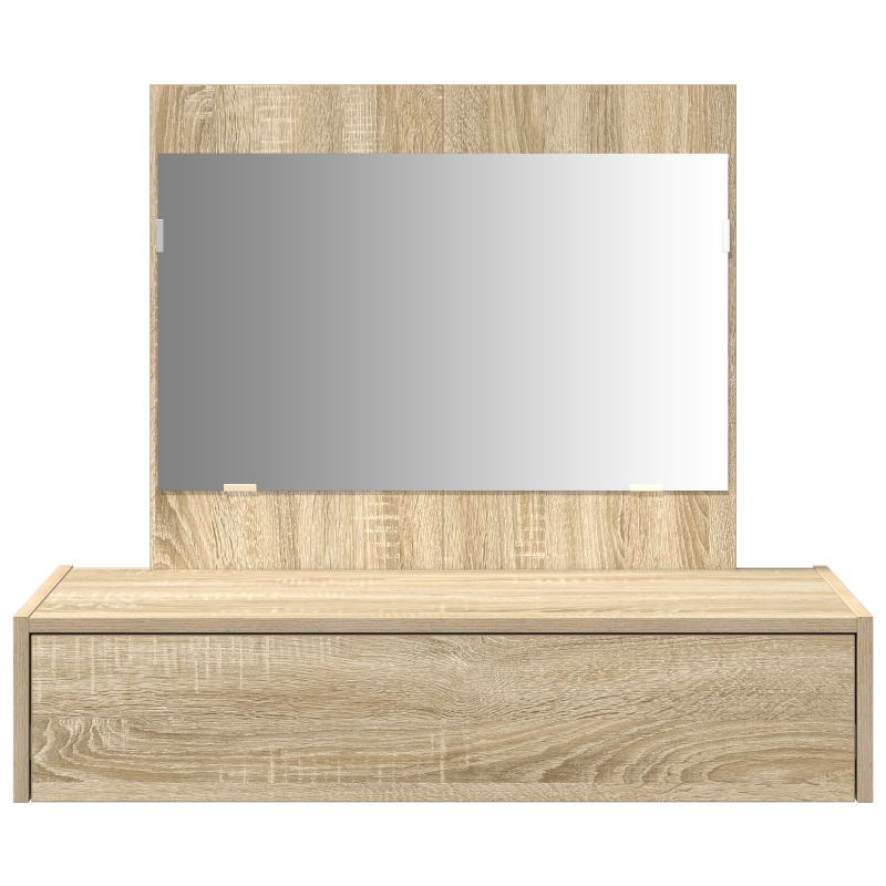 Wand-Schminktisch Sonoma Eiche 83x40x70 cm