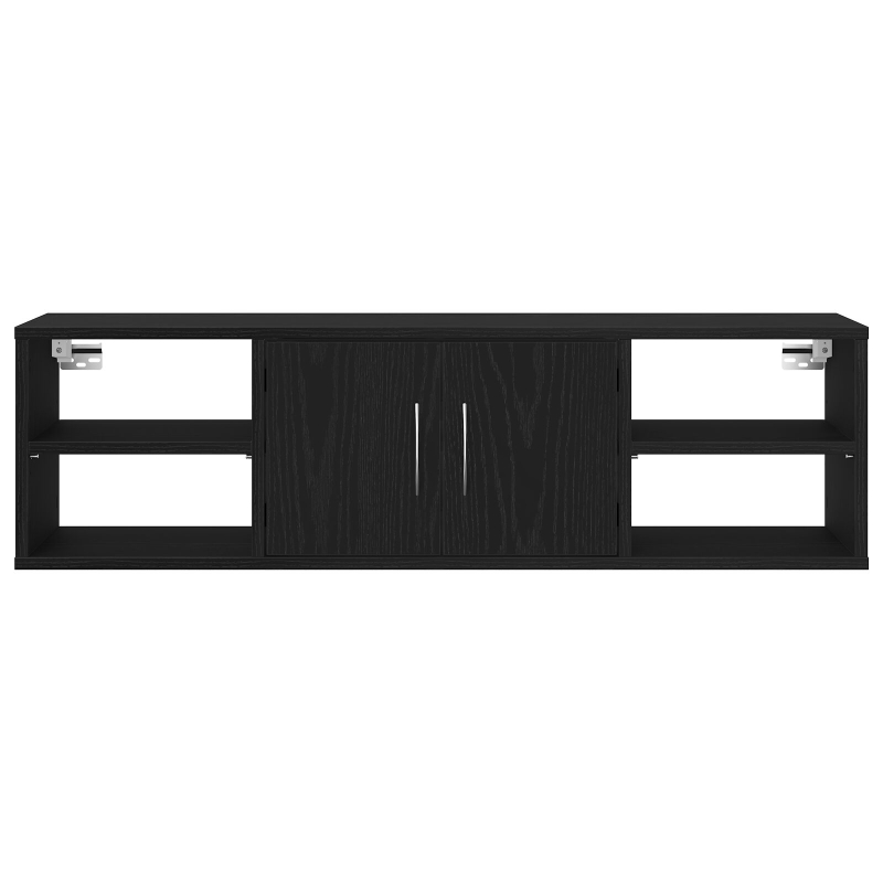 Wandregal Schwarze Eiche 140x41x75 cm Holzwerkstoff