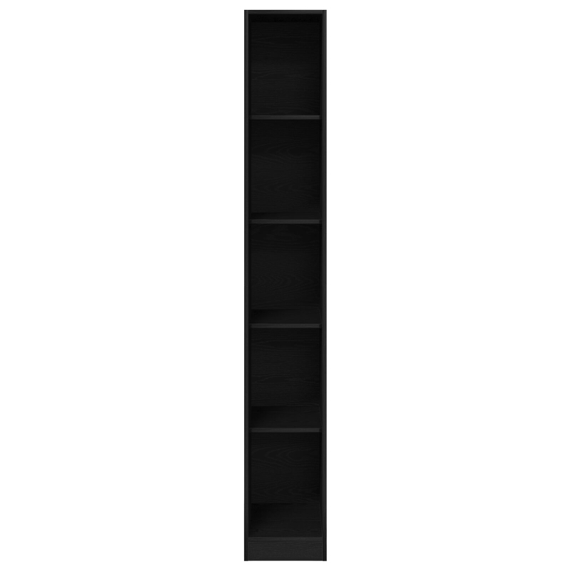 Kleiderschrank Schwarze Eiche - 30x50x200 cm, Aus Holzwerkstoff
