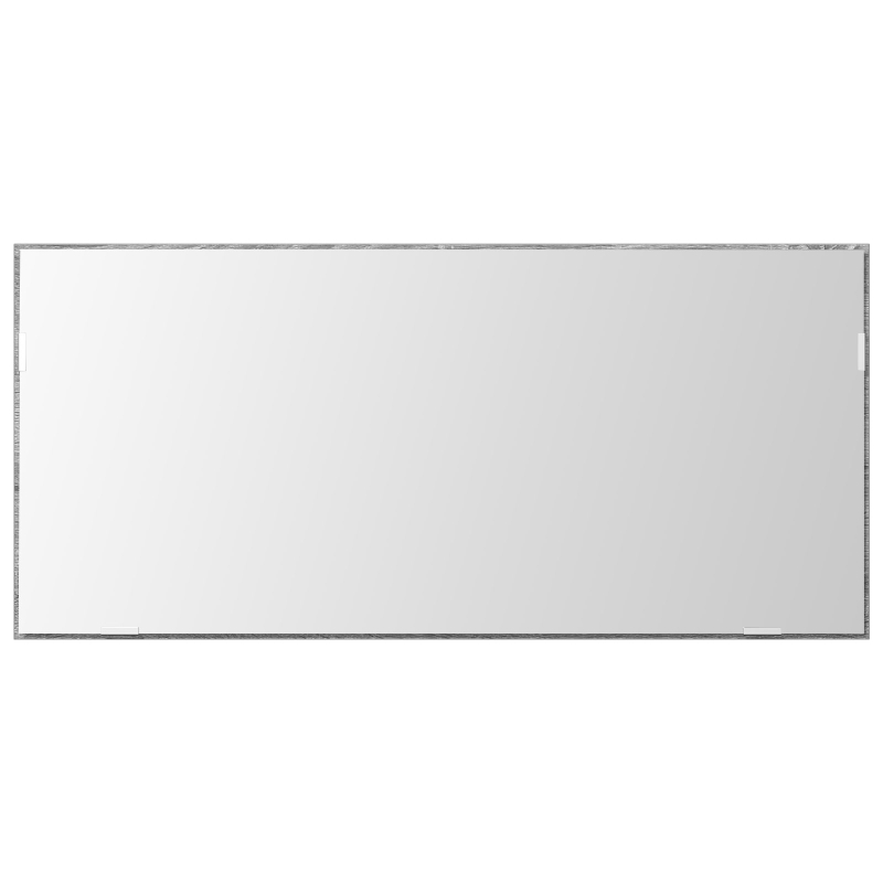 Badezimmer-Spiegelschrank mit LED Licht Grau Sonoma 80x37 cm