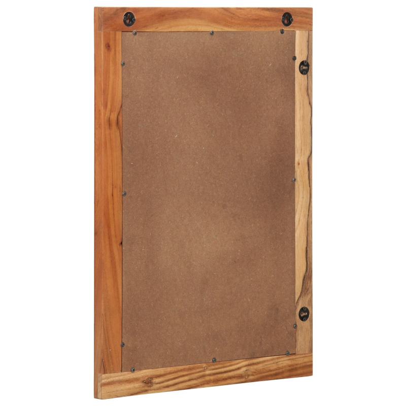 Badezimmerspiegel 50x70x3 cm Massivholz Akazie