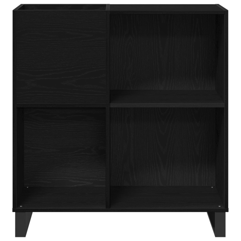 Aufbewahrungsschrank Schwarz Eiche 84,5x38x90 cm Holzwerkstoff