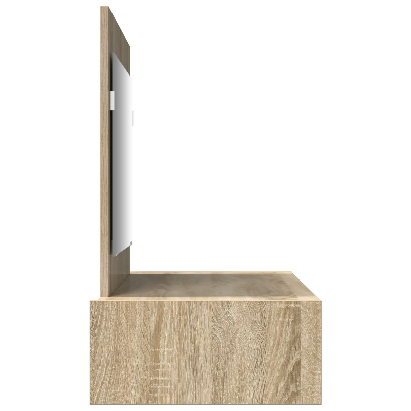 Wandhängender Schminktisch Sonoma Eiche 100x40x70 cm
