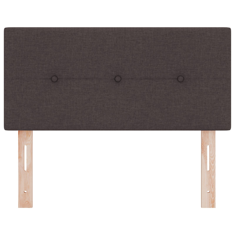 Kopfteil Mit Knopfheftung Dunkelbraun 80 cm Stoff