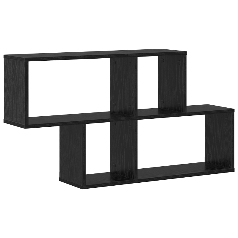 Wandregal Schwarze Eiche 100x25x53 cm MDF
