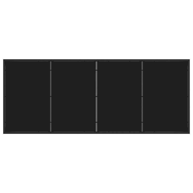 7-teiliges Garten-Ess-Set mit Kissen Hellgrau Poly-Rattan