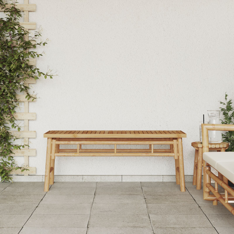 Gartenbank 110x38x45 cm Bambus