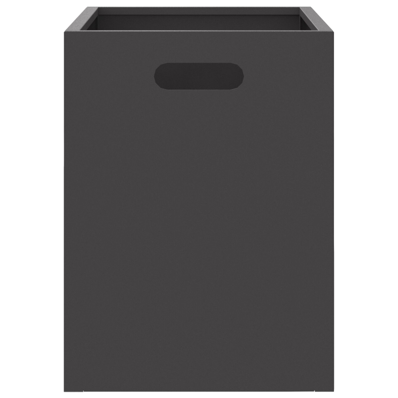 Feuerstelle Rechteckig Schwarz 50x30x40 cm Stahl