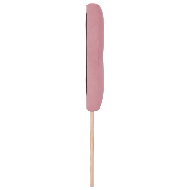 Kopfteil mit Knöpfen gepolstert Rosa 160 cm Samt