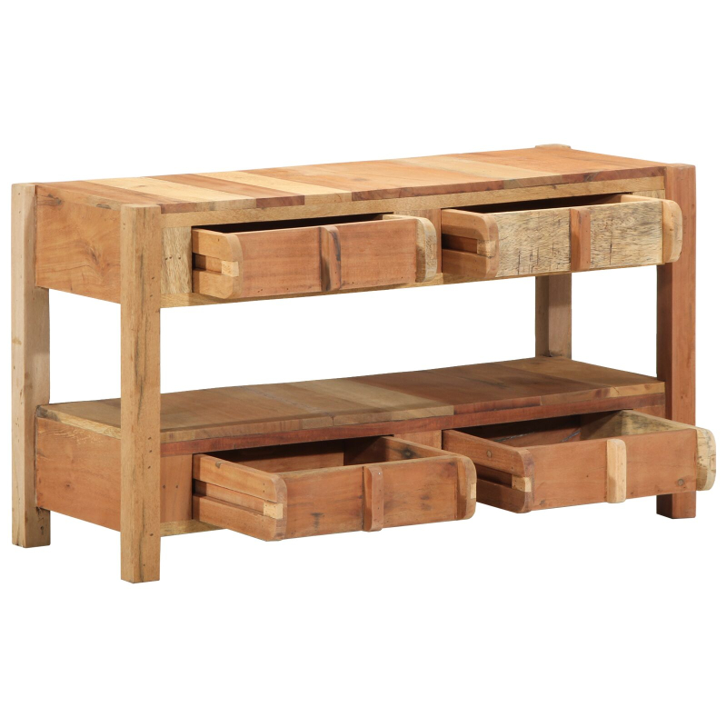 TV-Schrank 83x33x46 cm Massivholz Altholz