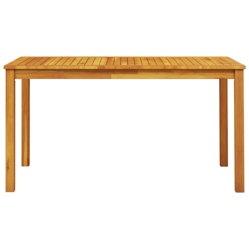 7-teiliges Garten-Dining-Set aus massivem Akazienholz