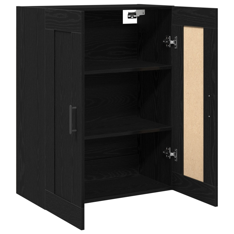 Highboard Schwarze Eiche 69,5x34x90 cm Nachbildungsstoff