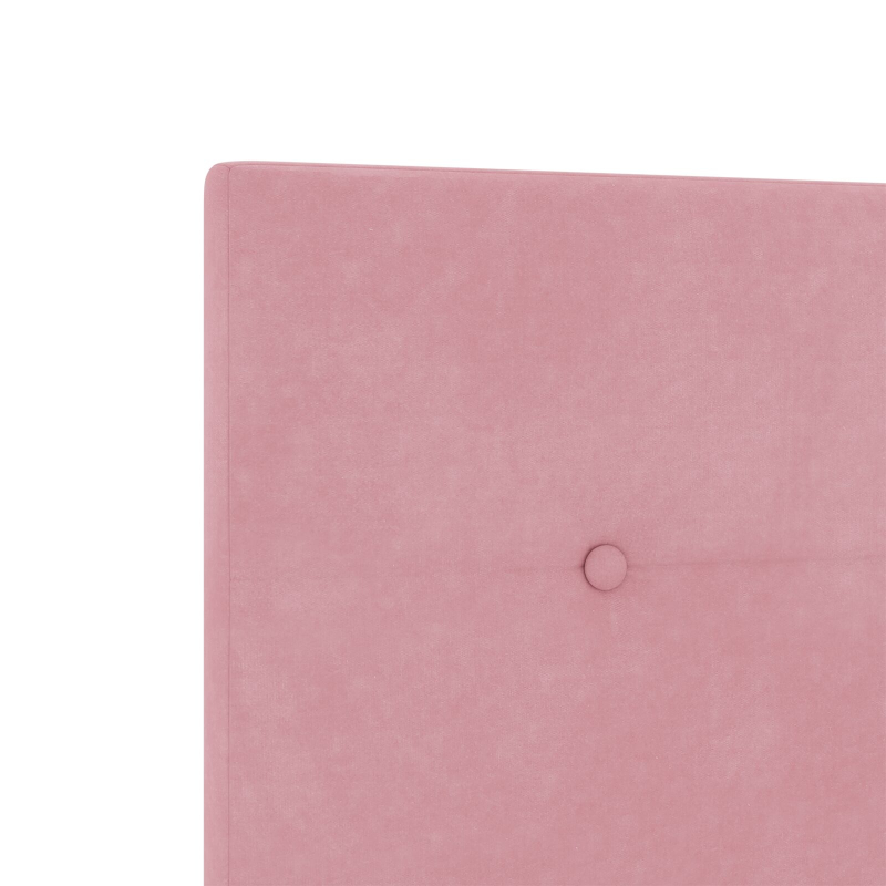 Kopfteil Mit Knopfheftung Rosa 100 cm Samt
