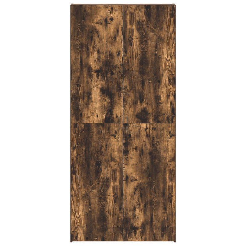Schuhschrank Raucheiche 80x35,5x180 cm Holzwerkstoff