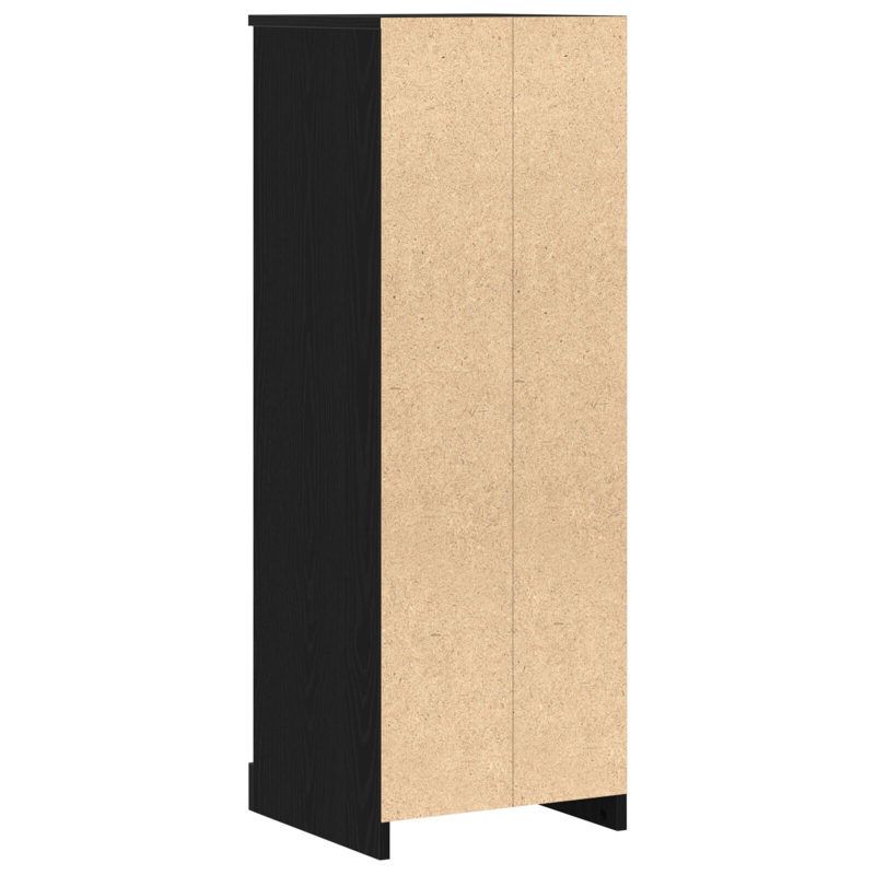 Highboard Schwarz Eiche 36x35,5x103,5 cm Holzwerkstoff