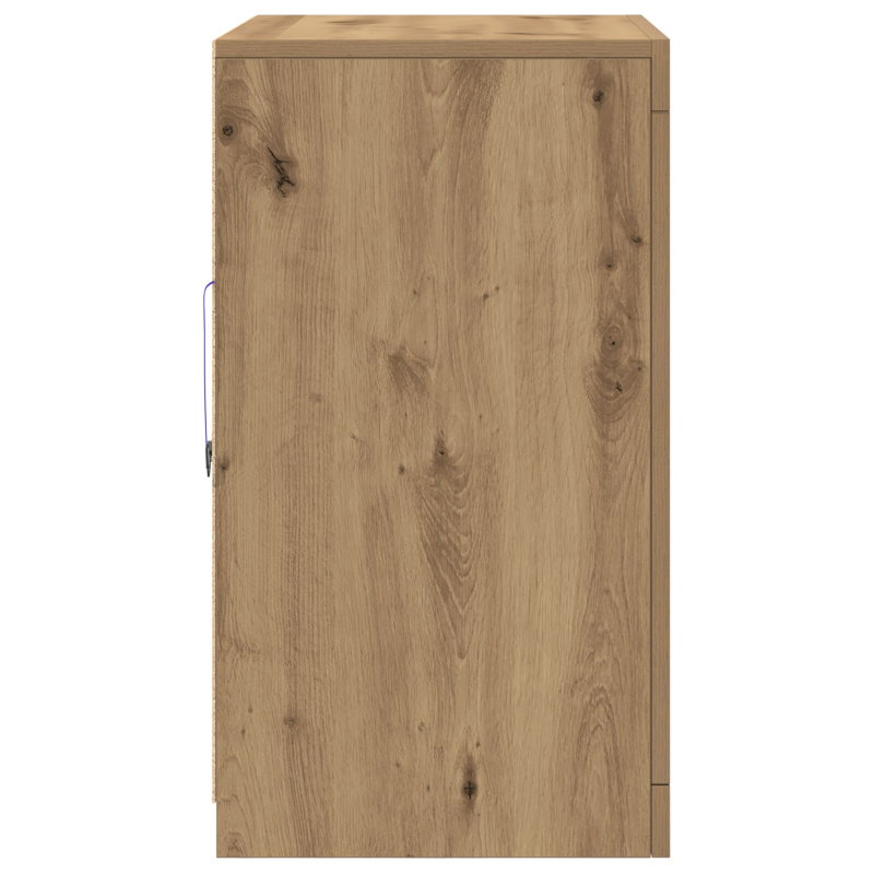 Sideboard mit LED-Lichtern Artisan Eiche 41x37x67 cm