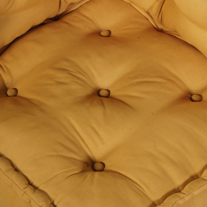 Modular Pouffes 3er Set Gelbes Stoff