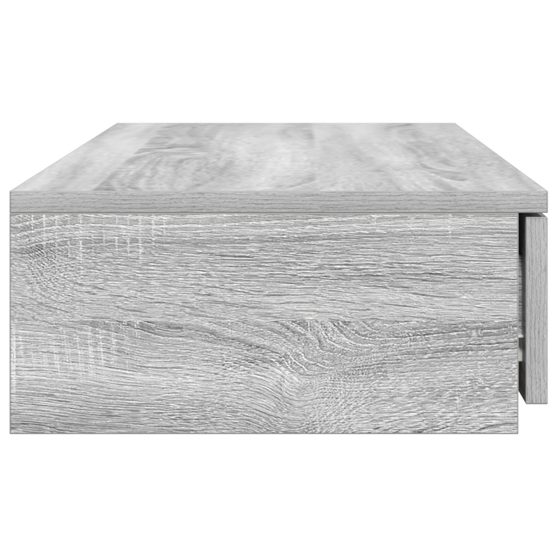 Bett mit Schubladen Grau Sonoma 90x36,5x16,5 cm Holzwerkstoff
